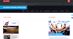 Desktop Screenshot of coloradohispanicrepublicans.org